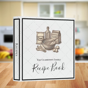 Classeur de recettes personnalisé avec une touche 