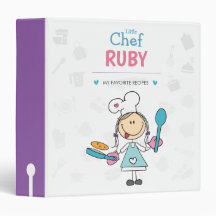 Classeur de recettes personnalisé Little Chef pour