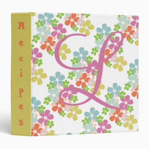 Classeur de recettes pour enfants de fleurs