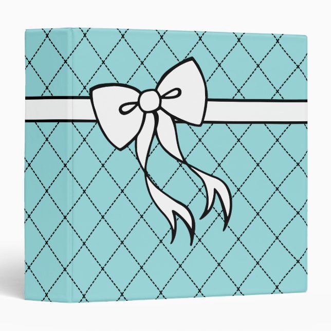 Classeur de recettes Retro Bow (Devant/Côté)