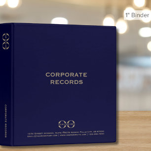 Classeur de registre d'entreprise