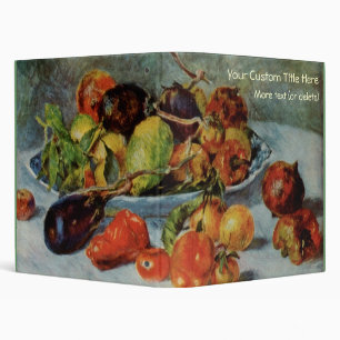 Classeur De Renoir toujours la vie avec Fruit