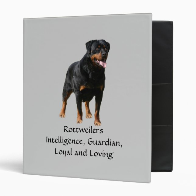 Classeur de rottweiler (Devant/intérieur)