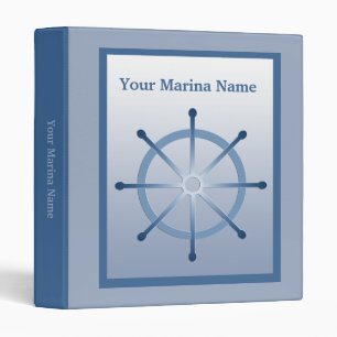 Classeur de roue de bateau de la marina