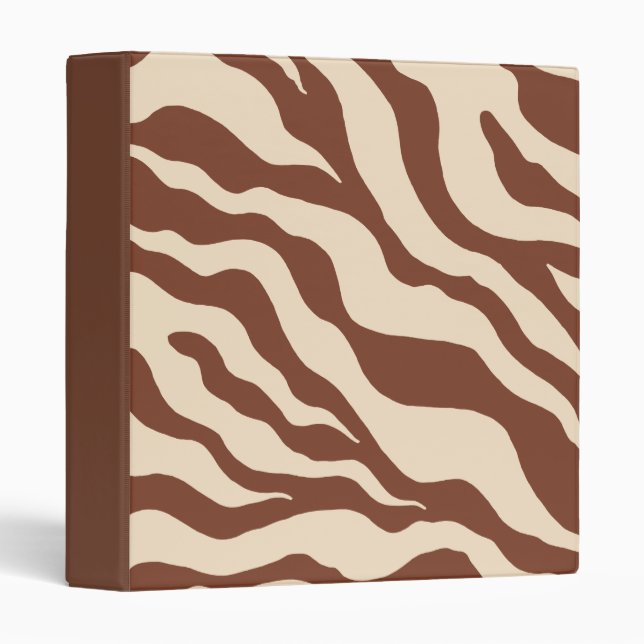 Classeur de scrapbook Zebra (Devant/Côté)