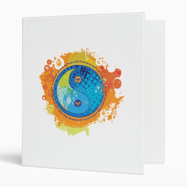 Classeur de serment de scout (Devant/intérieur)