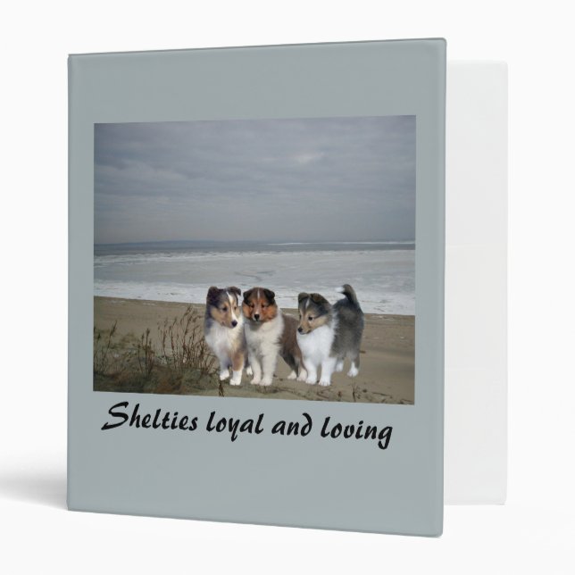 Classeur de Sheltie (Devant/intérieur)
