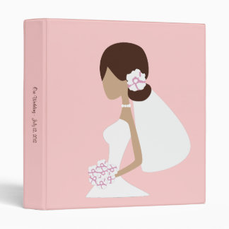 Classeur de silhouette de jeune mariée