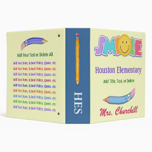 Classeur de sourire scolaire révisé - SRF