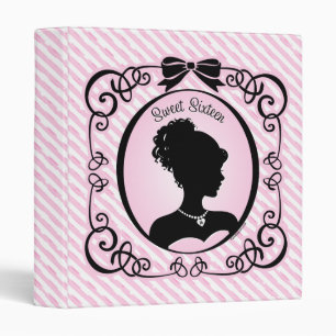 Classeur de souvenir du bonbon 16 à camée