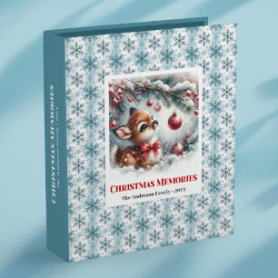 Classeur de souvenirs de bébé cerf charmant forêt 