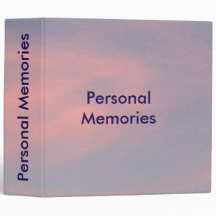 Classeur de souvenirs personnels
