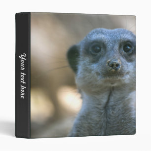Classeur de suricate drôle - Personnalisé