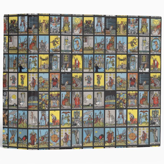 Classeur de tarot 2" (Devant/Côté)
