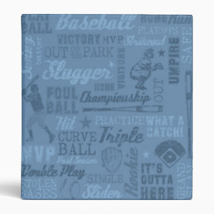 Classeur de thème de base-ball