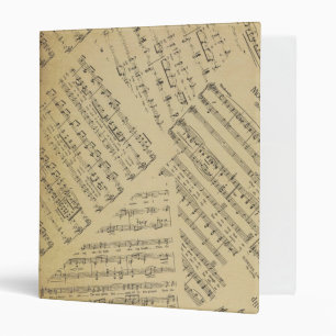 classeur de thème de musique de motif de note de