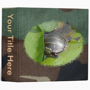 Classeur de tortue peinte pour bébé