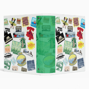 Classeur de touristes de collage