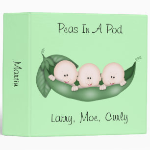 Classeur de triplet Peapod