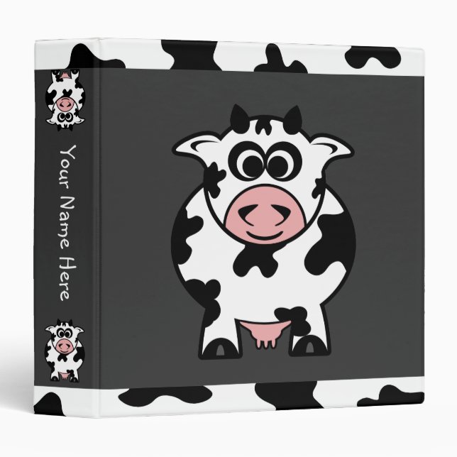 Classeur de vache (personnalisable) (Devant/Côté)