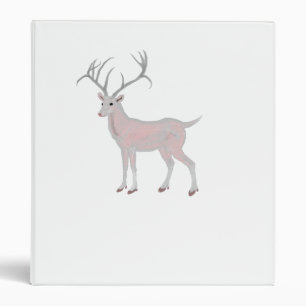Classeur de verre de cerfs communs albinos