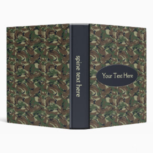 Classeur de vert d'armée de Camo