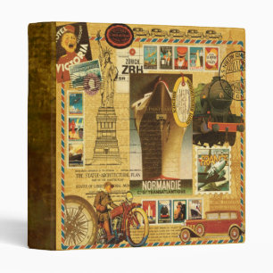 Classeur de Vintage voyage