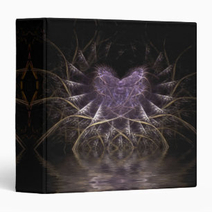 Classeur de vinyle de coeur fractionné violet