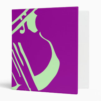 Classeur de violon vert clair