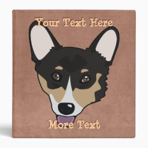 Classeur de visage de corgi