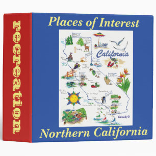 Classeur de voyage, la Californie du nord