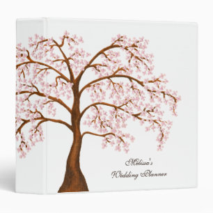 Classeur de wedding planner de Sakura de fleurs de
