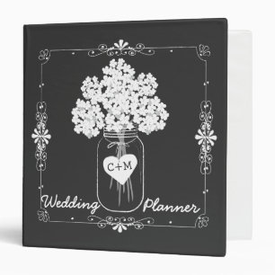 Classeur de wedding planner de tableau de pot de