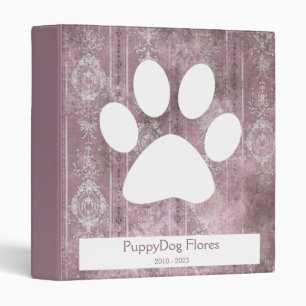 Classeur déchet vintage pour perte d'animal