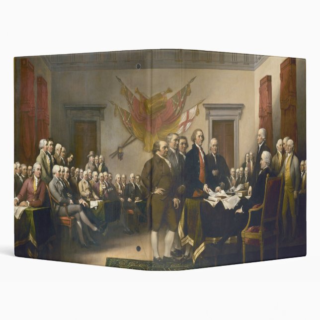 Classeur Déclaration d'indépendance de John Trumbull 1819 (Arrière-plan)