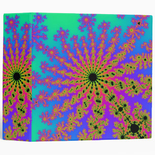Classeur d'éclatement rose Turquoise personnalis