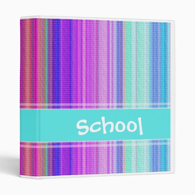 Classeur d'école (Devant/Côté)