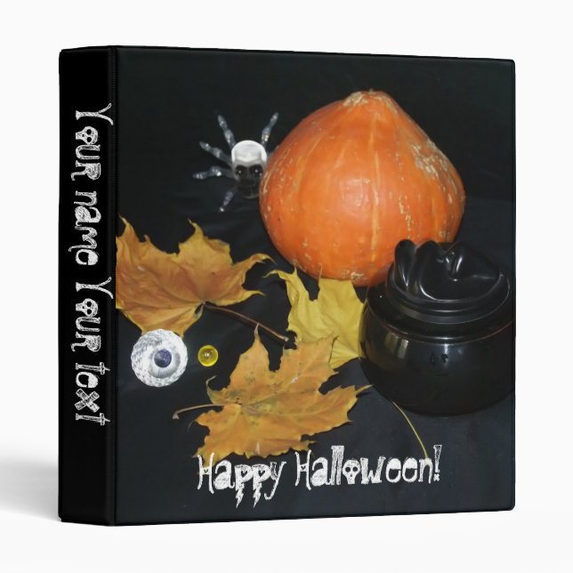Classeur Décor Halloween (Devant/Côté)