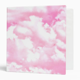 Classeur Décoration heureuse de nuages de rose en pastel