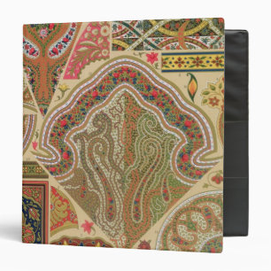 Classeur Décoration indienne, plat XIX 'd'Orna polychrome