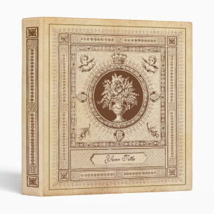 Classeur Décorations vintages de livre/couverture d'album