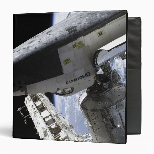 Classeur Découverte de navette spatiale ancrée (Devant/Intérieur)