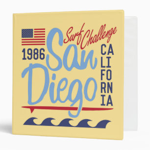 Classeur Défi 1986 de surf de San Diego