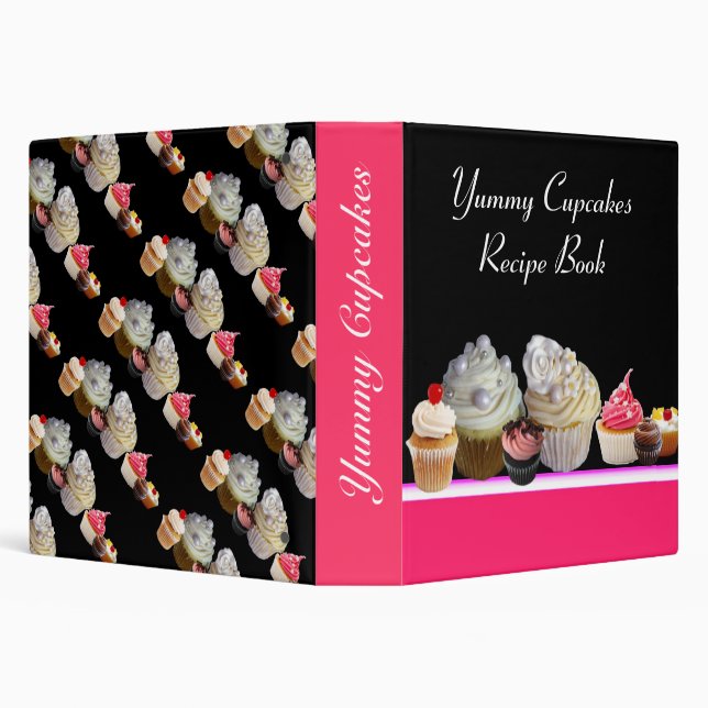 CLASSEUR DÉLICIEUX CUPCAKES DESERT SHOP RECEPE BOOK (Arrière-plan)