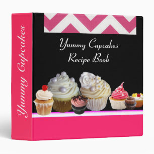 Classeur DÉLICIEUX CUPCAKES DESERT SHOP RECEPE LIVRE Chevro