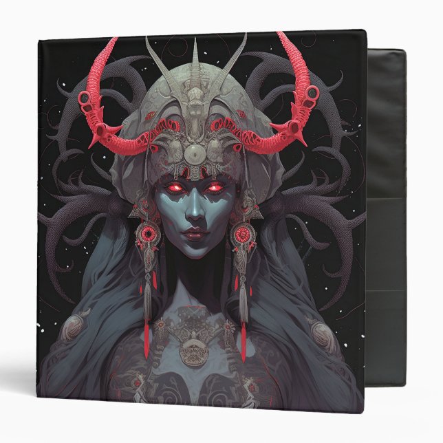 Classeur Demon Queen Imaginaire Art (Devant/Intérieur)