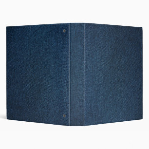 Classeur Denim bleu