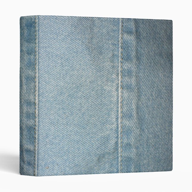 Classeur Denim bleu-clair (Devant/Côté)