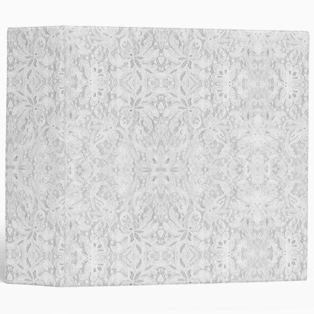 Classeur Dentelle de blanc de Falln (Devant/Côté)