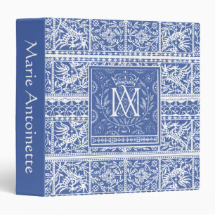 Classeur Dentelle élégante de monogramme de Marie